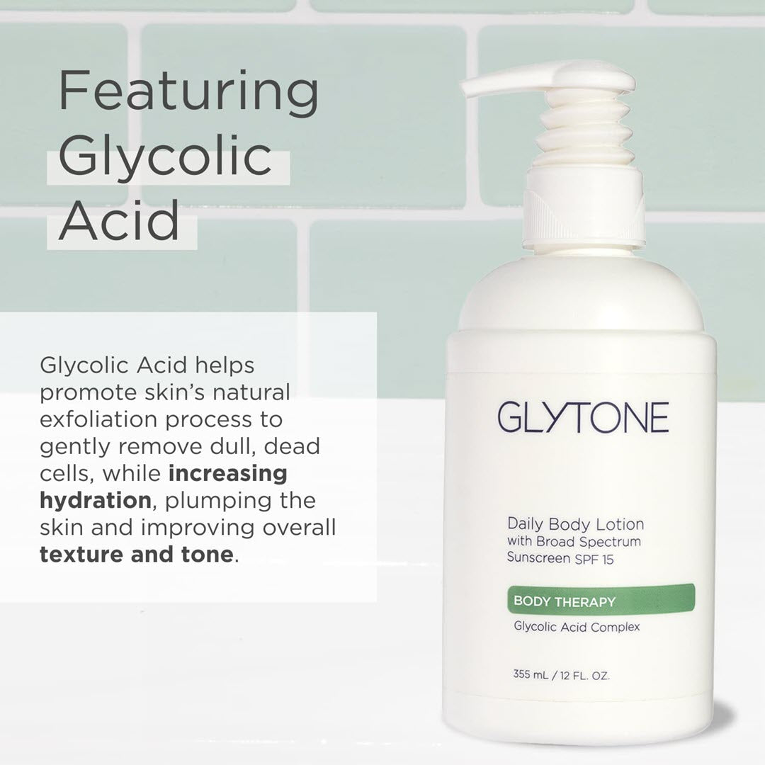Glytone® Daily Body Lotion Broad Spectrum SPF 15 355ml