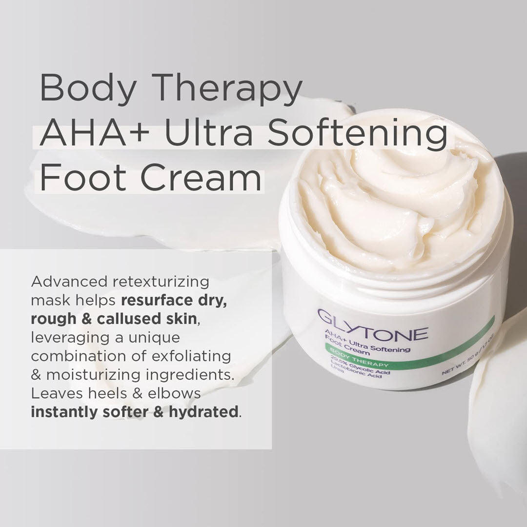 Glytone® AHA+ Ultra Softening Foot Cream 50g