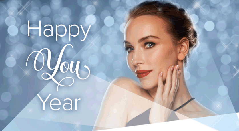 Happy You Year. Seven Resolutions for More Radiant Skin.