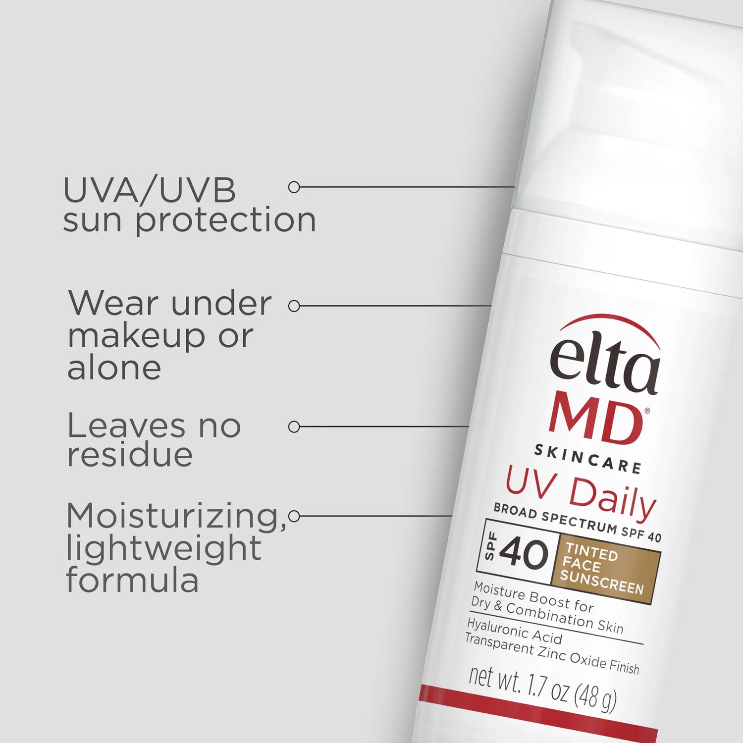EltaMD® UV DAILY – Tinted Broad-Spectrum SPF 40 1.7 oz