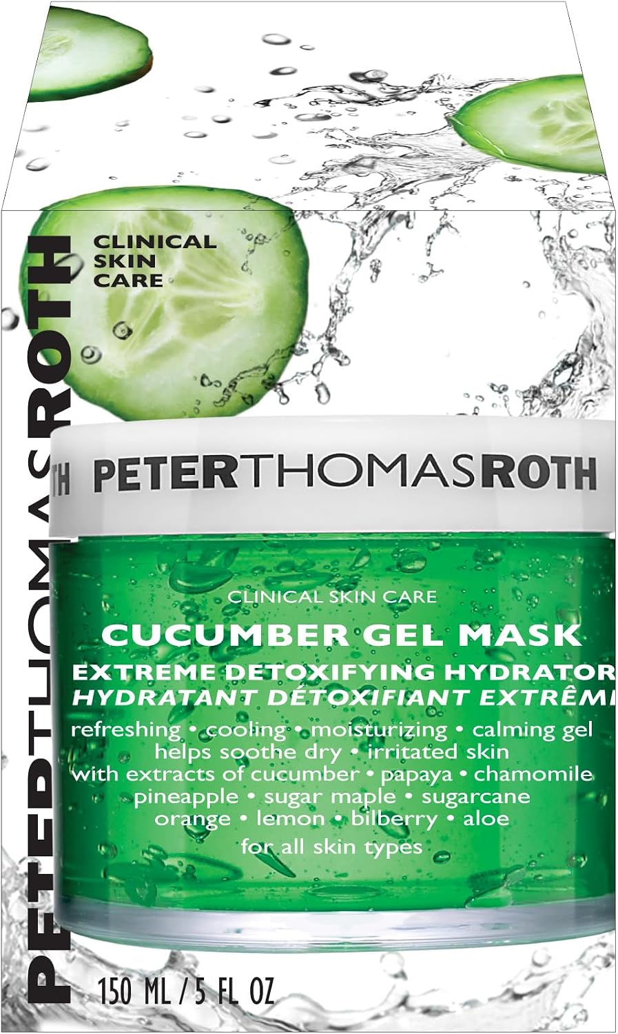 Peter Thomas Roth® Cucumber Gel Mask Extreme De-Tox Hydrator 5.0oz / 150ml