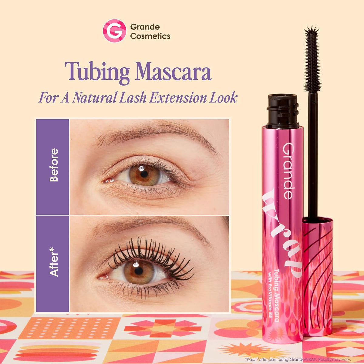 Grande Cosmetics® GrandeWRAP Tubing Mascara with ProVitamin B5