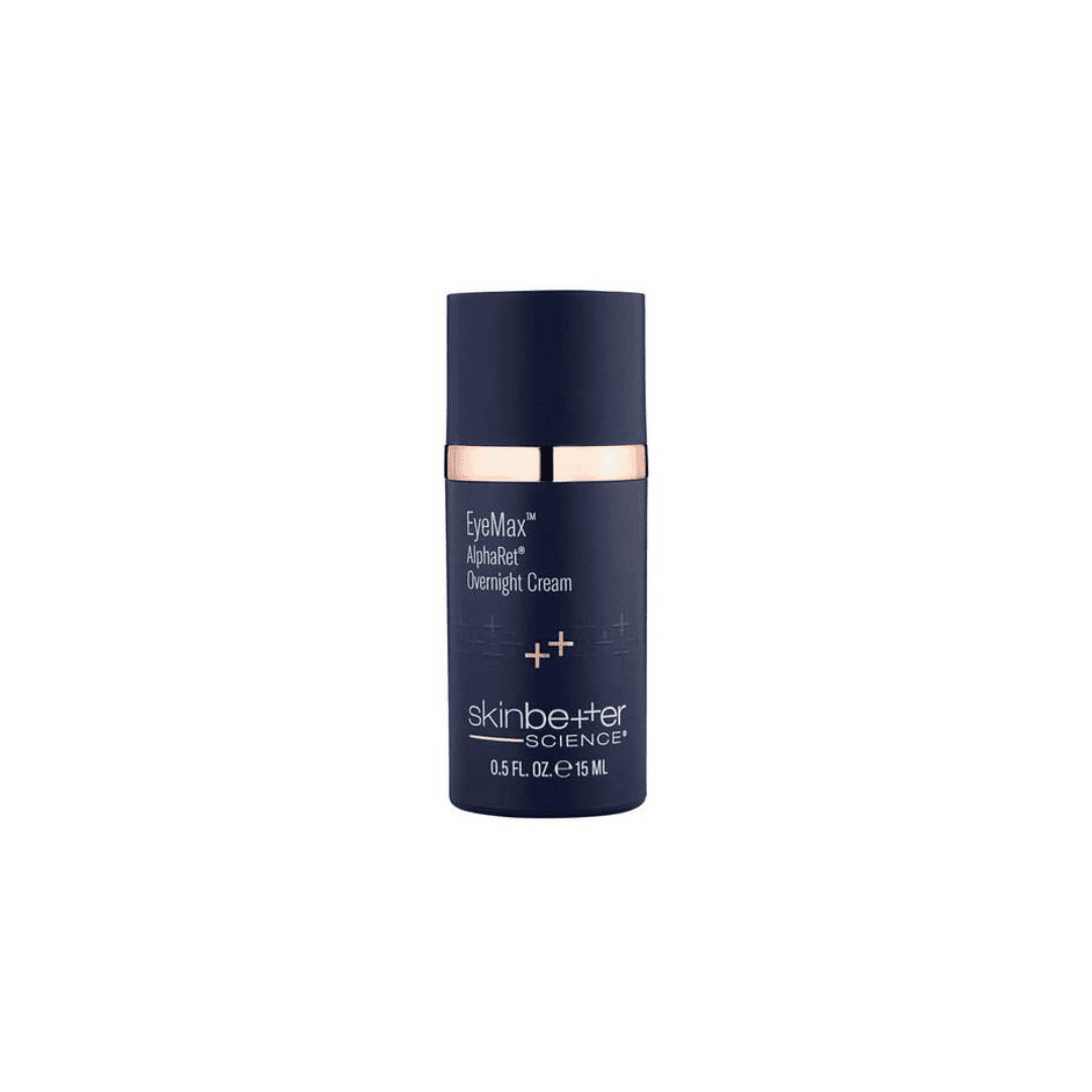 Skinbetter Science EyeMax AlphaRet Overnight Cream 0.5 fl oz 15ml – retinoid night cream for fine lines and wrinkles around the eye area