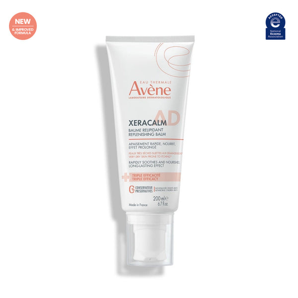 Avene XeraCalm A.D Replenishing Balm tube, 200ml / 6.7 fl oz, National Eczema Association Accepted