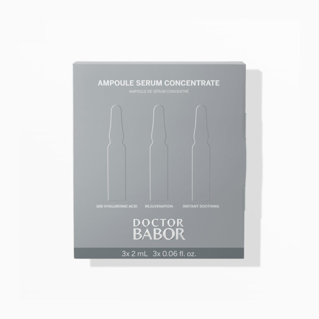 BABOR 10D HA Instant Soothing Rejuvenating Serums ampoule serum concentrate box with 3 ampoules