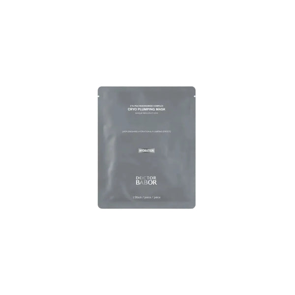 BABOR Cryo Plumping Mask 1 pc packet with 3 percent PGA niacinamide complex