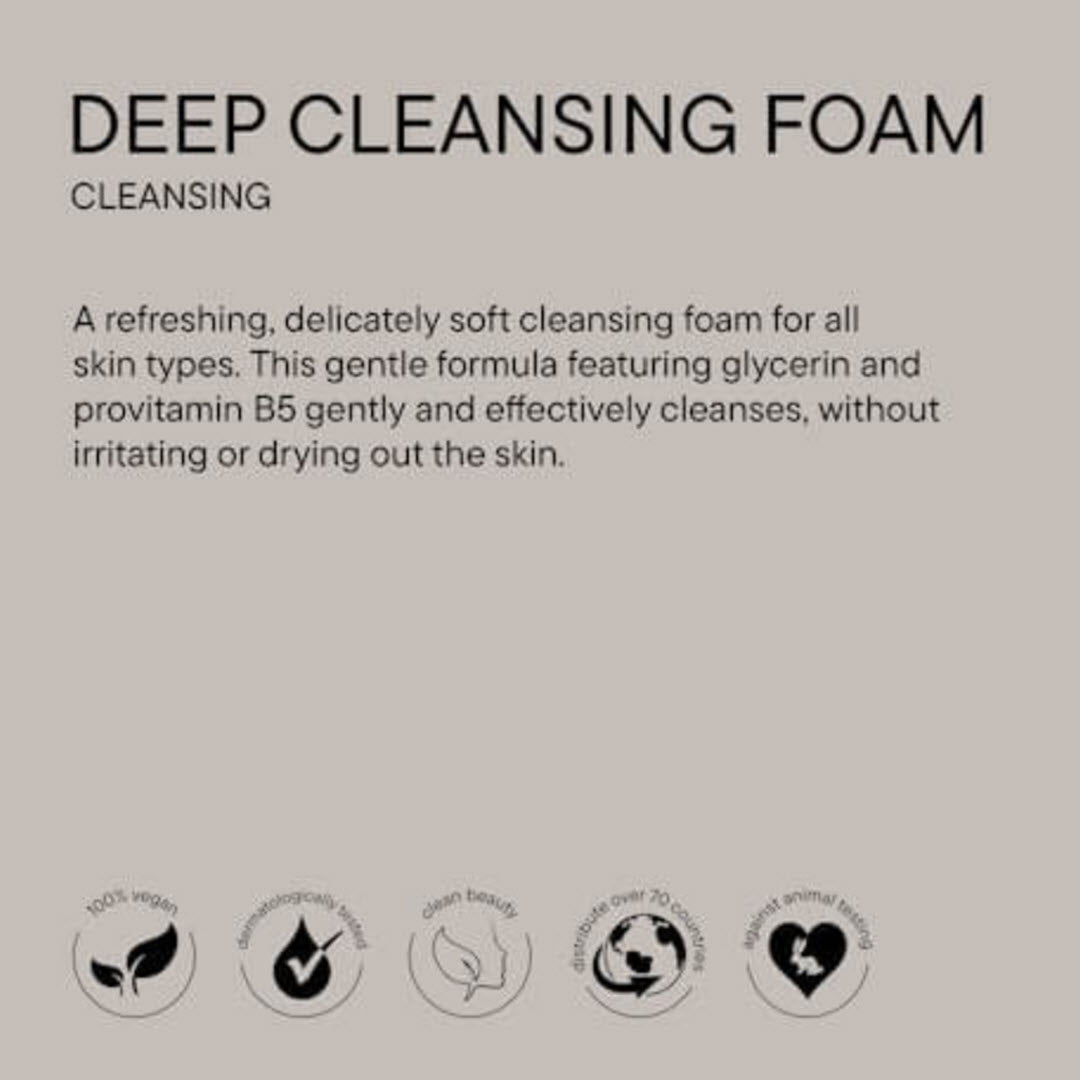 BABOR Deep Cleansing Foam description refreshing gentle formula with glycerin and provitamin B5 for all skin types