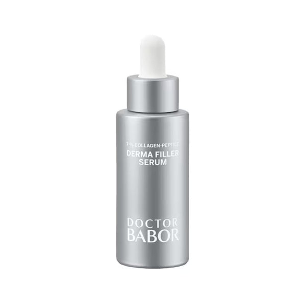 BABOR Derma Filler Serum 10ml silver dropper bottle with 7 percent collagen peptide