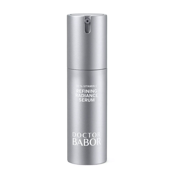 BABOR Refining Radiance 10% Vitamin C Serum 1.0 fl oz silver pump bottle