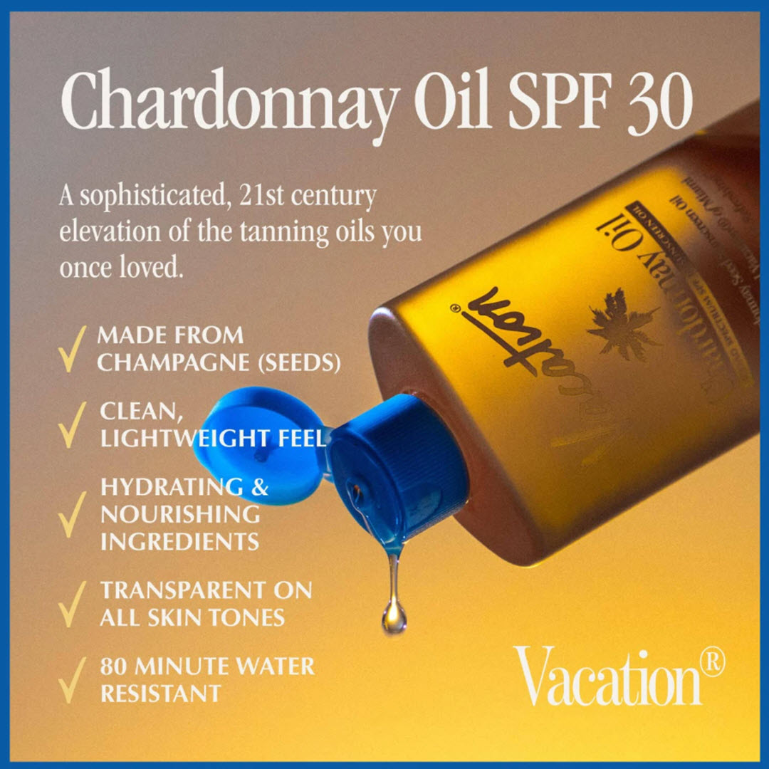 Vacation® Chardonnay Oil SPF 30 Sunscreen 3.4FL oz / 100ml