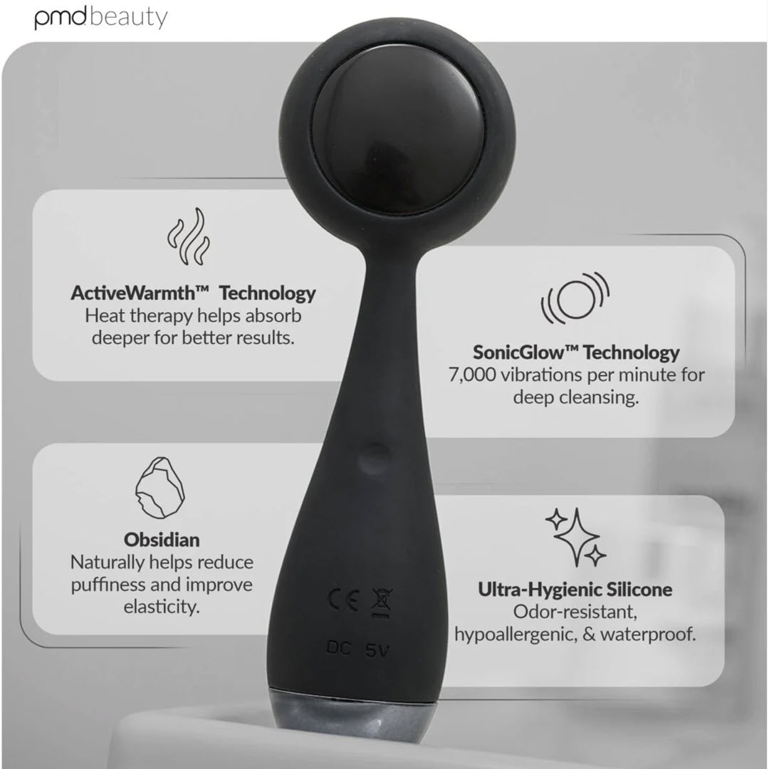 PMD Beauty® Clean Pro OB Advanced Facial Cleansing Device - Black