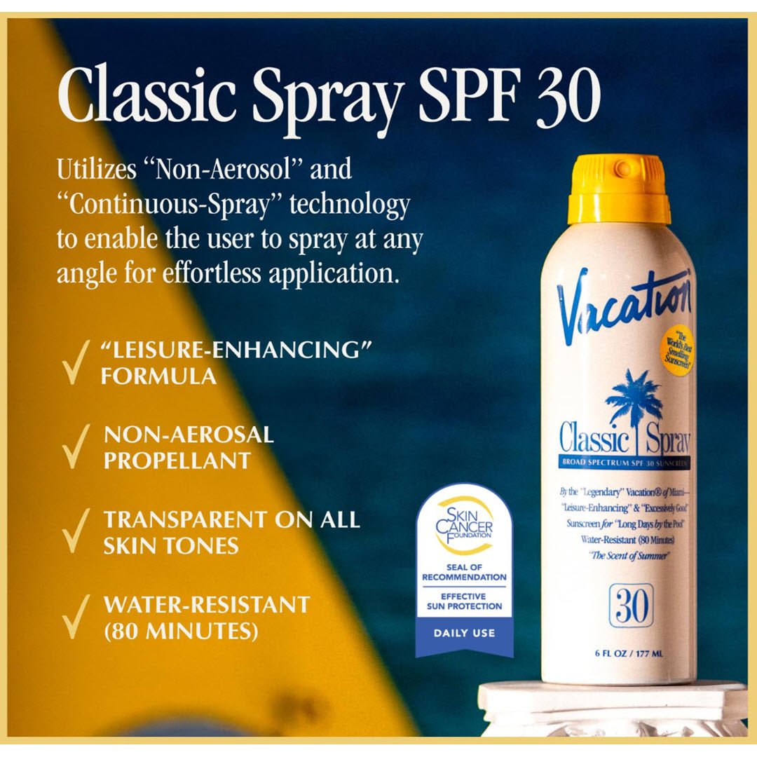 Vacation® Classic Spray SPF 30 Sunscreen 6 fl oz