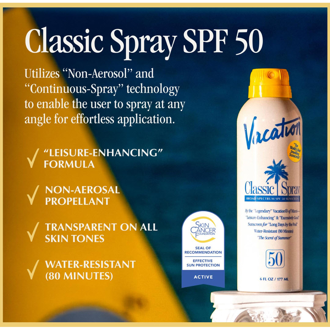 Vacation® Classic Spray SPF 50 Sunscreen 6 fl oz
