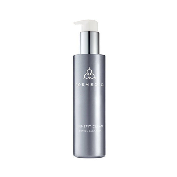 Cosmedix Benefit Clean Gentle Cleanser 5.0 fl oz pump bottle shown against a white background