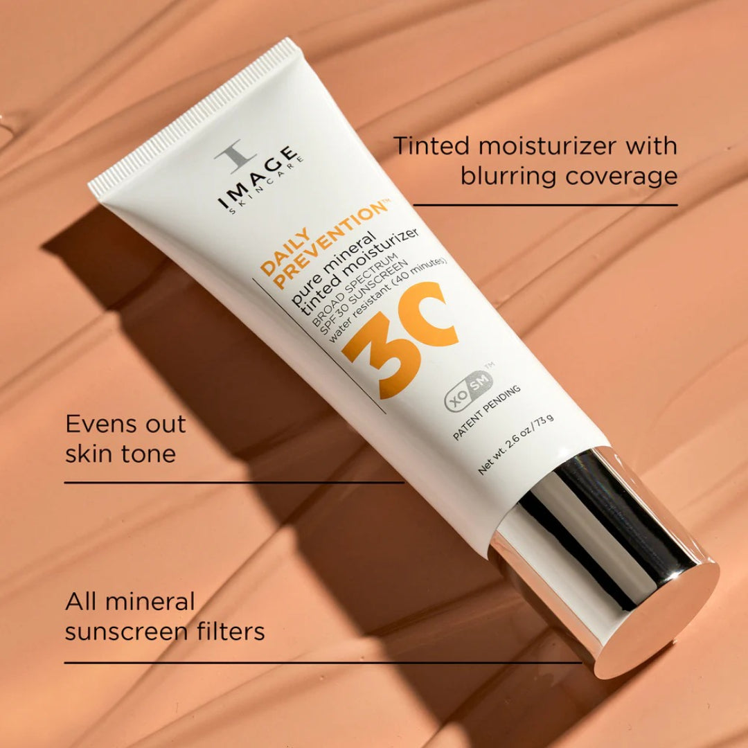 IMAGE SKINCARE® DAILY PREVENTION Pure Mineral Tinted Moisturizer SPF 30 - 2.6 oz