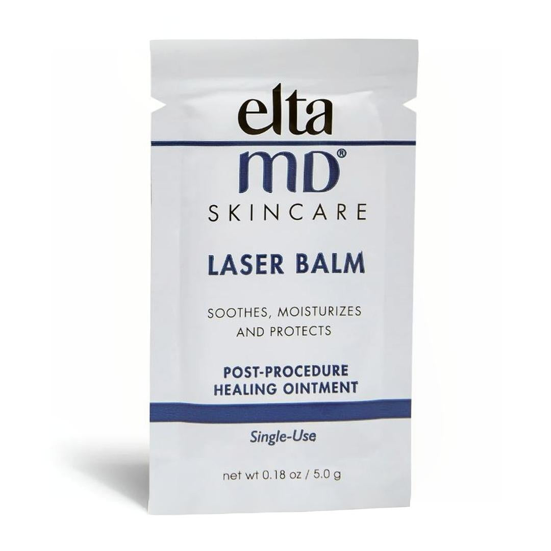 EltaMD Laser Balm 0.18 oz single-use post-procedure healing ointment that soothes moisturizes and protects skin