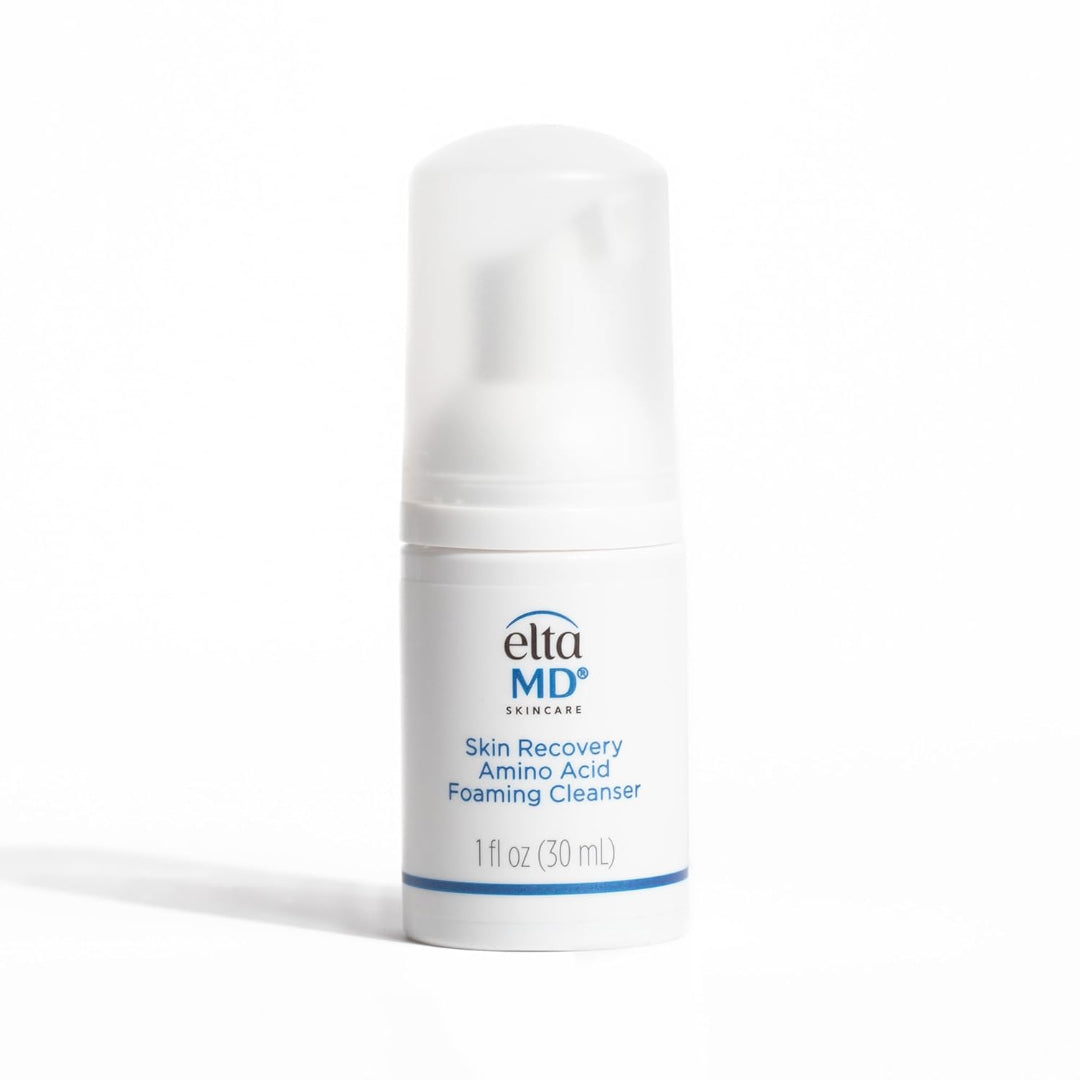 EltaMD Skin Recovery Amino Acid Foaming Cleanser 1 oz travel size foaming pump cleanser for all skin types