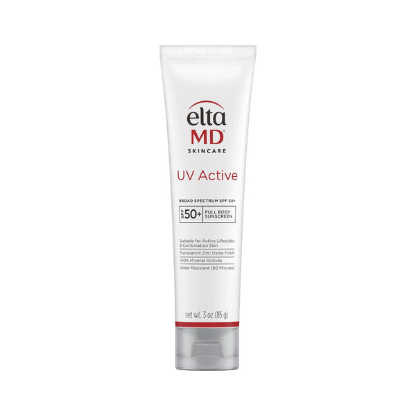 EltaMD UV Active Broad-Spectrum SPF 50+ full body mineral sunscreen tube 3 oz