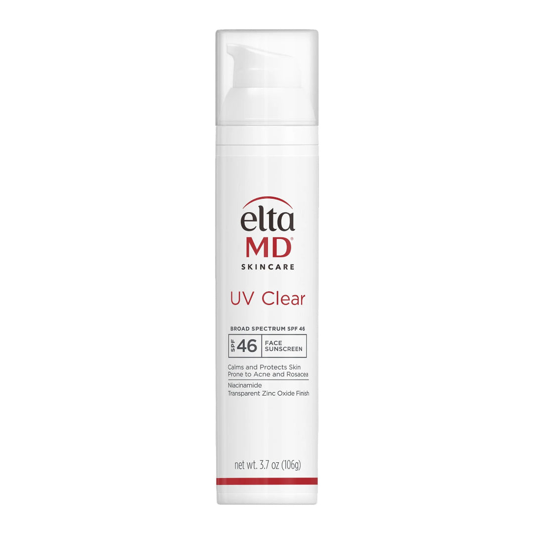 EltaMD UV Clear Broad-Spectrum SPF 46 3.7 oz large size face sunscreen that calms and protects skin prone to acne and rosacea with niacinamide