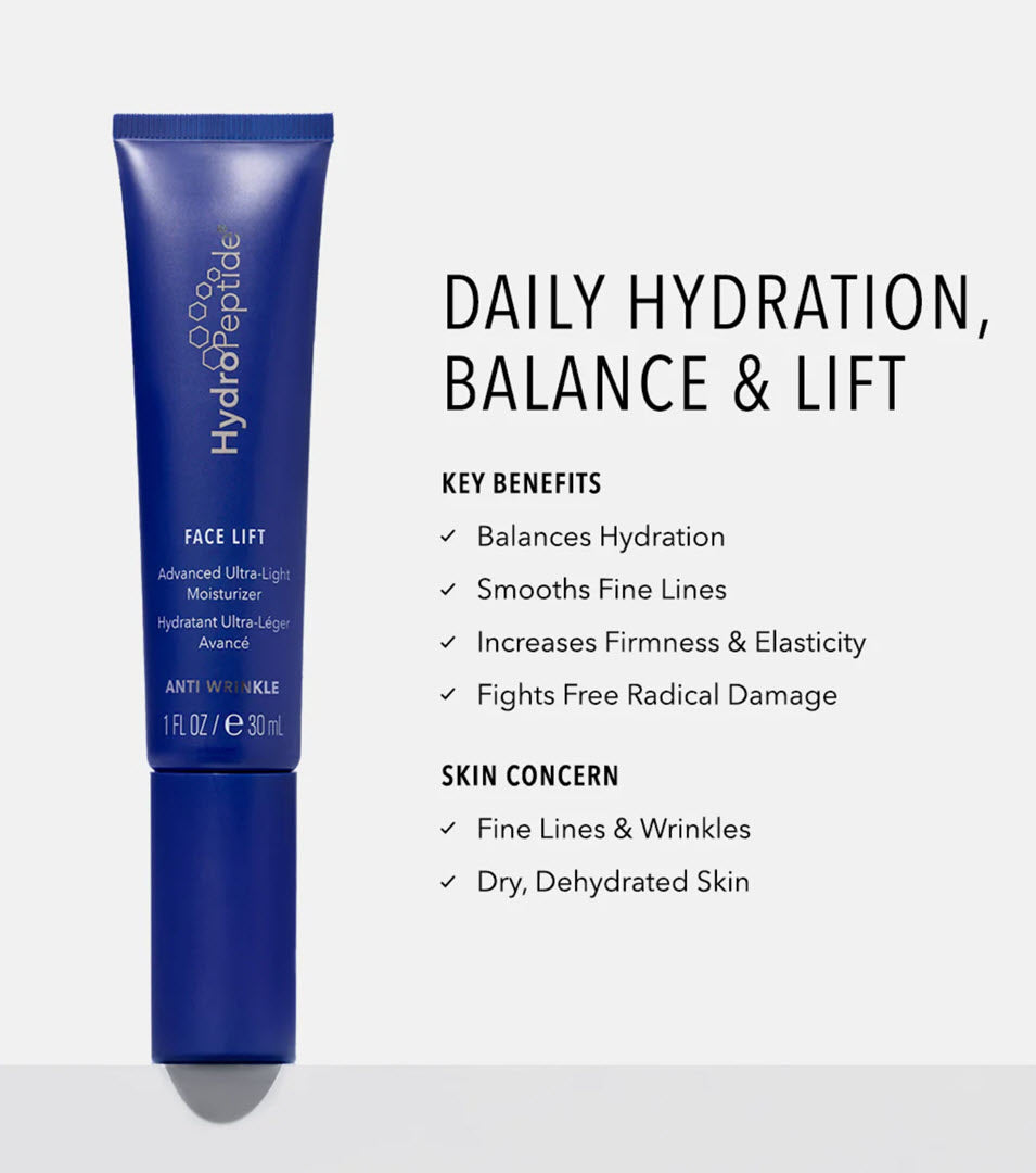 HydroPeptide® Face Lift: Advanced Ultra-Light Moisturizer 30 ml / 1.0 oz