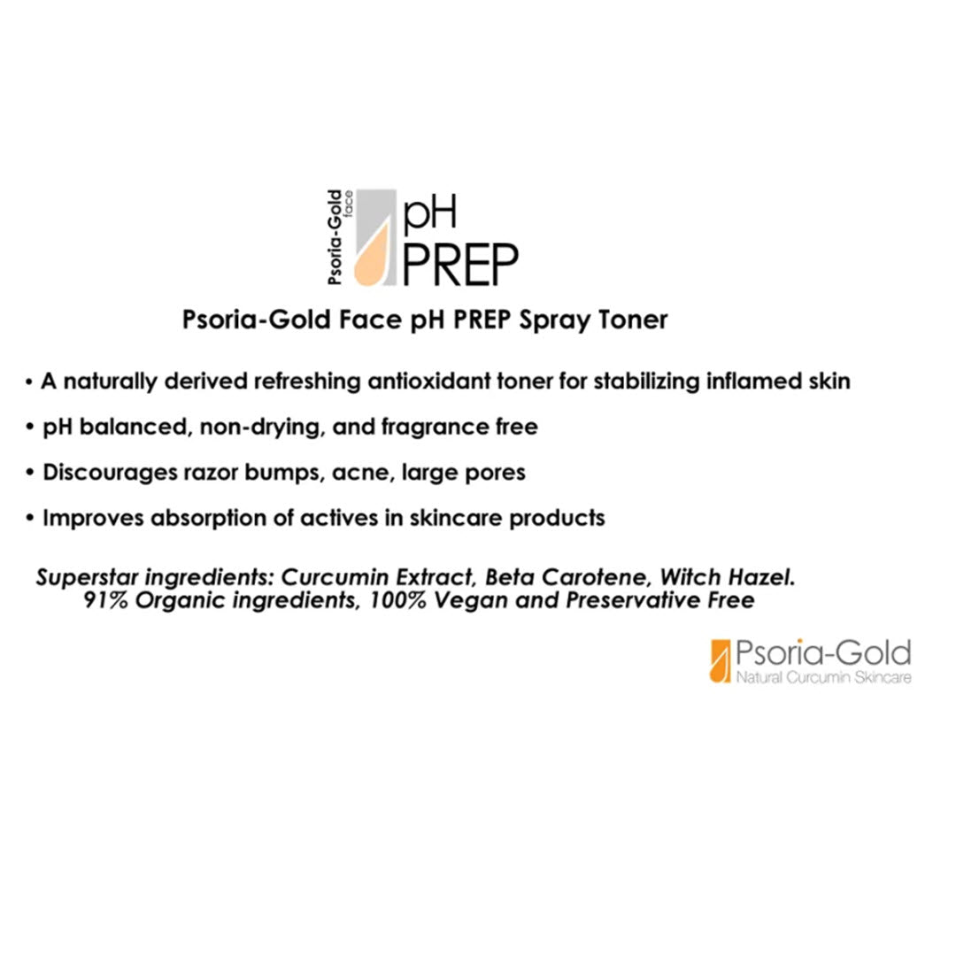 Psoria-Gold® FACE pH Prep Spray Toner 3.3 oz