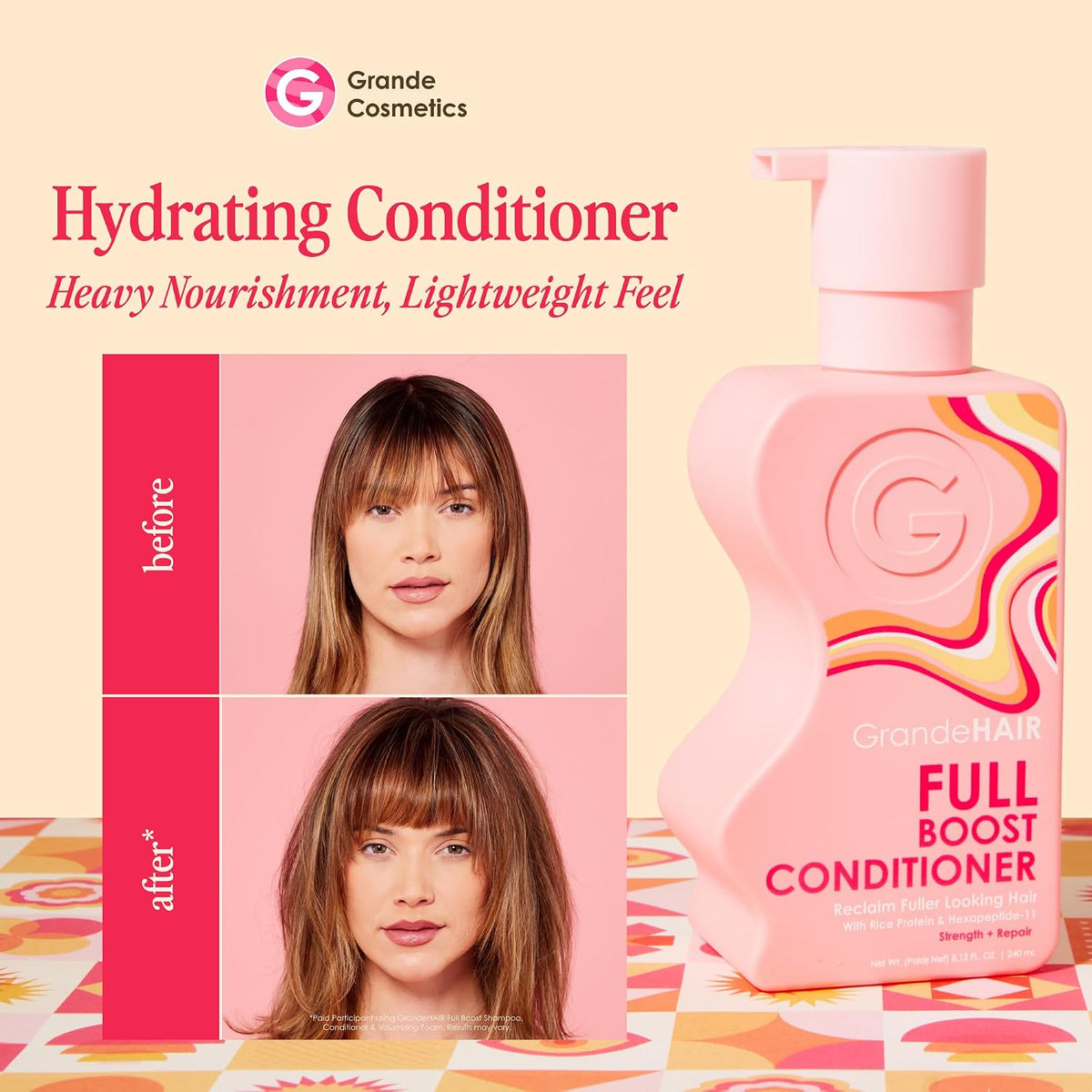 Grande Cosmetics® GrandeHAIR Full Boost Conditioner 8.12 oz