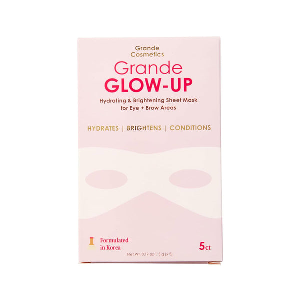 Grande Cosmetics® GrandeGLOW Up Eye & Brow Sheet Mask Set, 5 Count