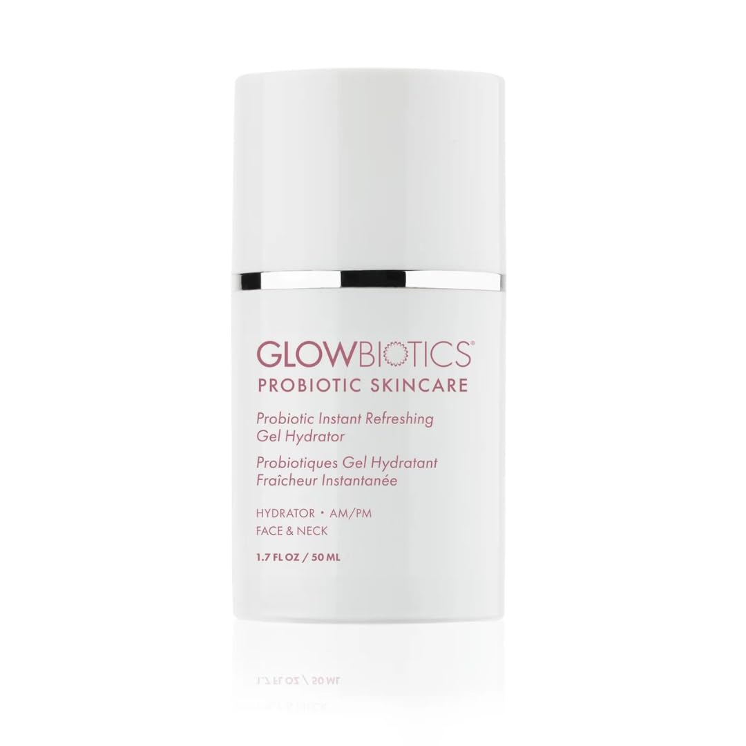 Glowbiotics Probiotic Instant Refreshing Gel Hydrator bottle, 1.7 fl oz / 50ml