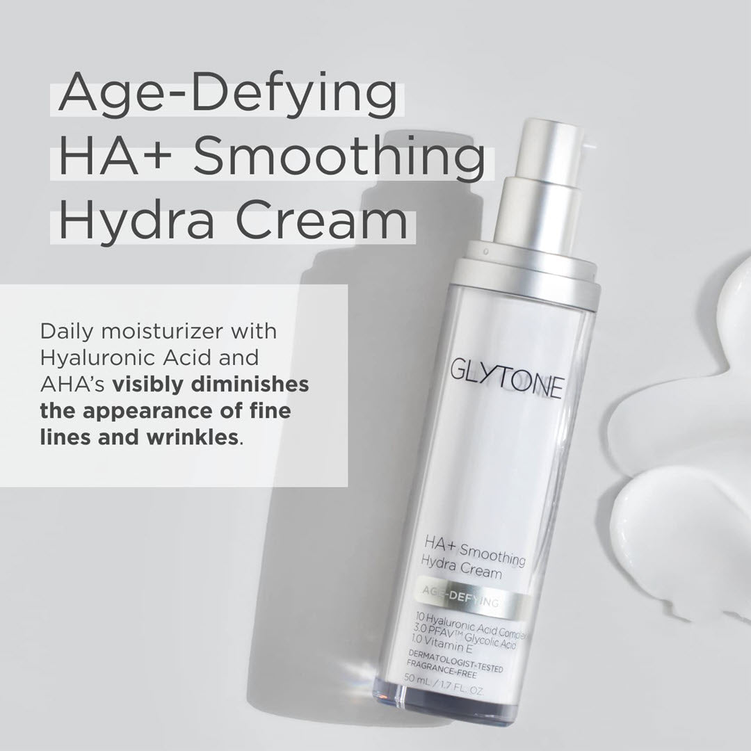 Glytone® Age-Defying HA+ Smoothing Hydra Cream 1.7 fl oz / 50ml