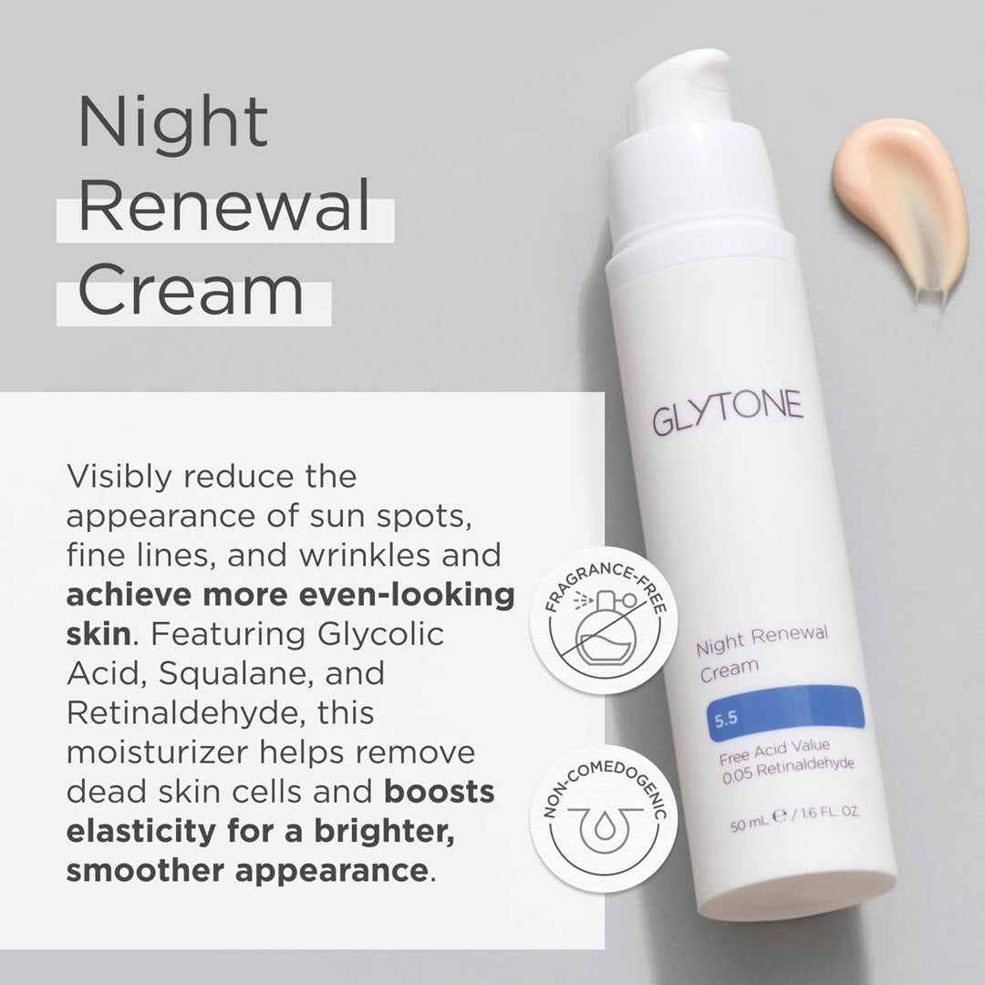 Glytone® Night Renewal Cream 1.7 fl oz / 50ml