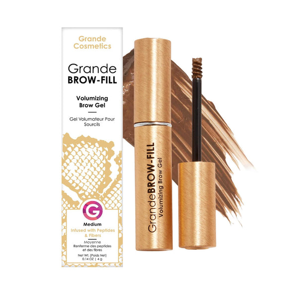 Grande Cosmetics® GrandeBROW-FILL Volumizing Brow Gel Medium