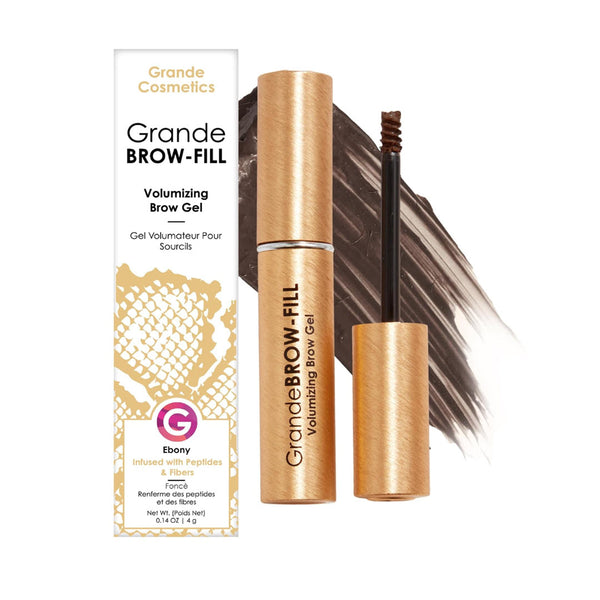 Grande Cosmetics® GrandeBROW-FILL Volumizing Brow Gel Ebony