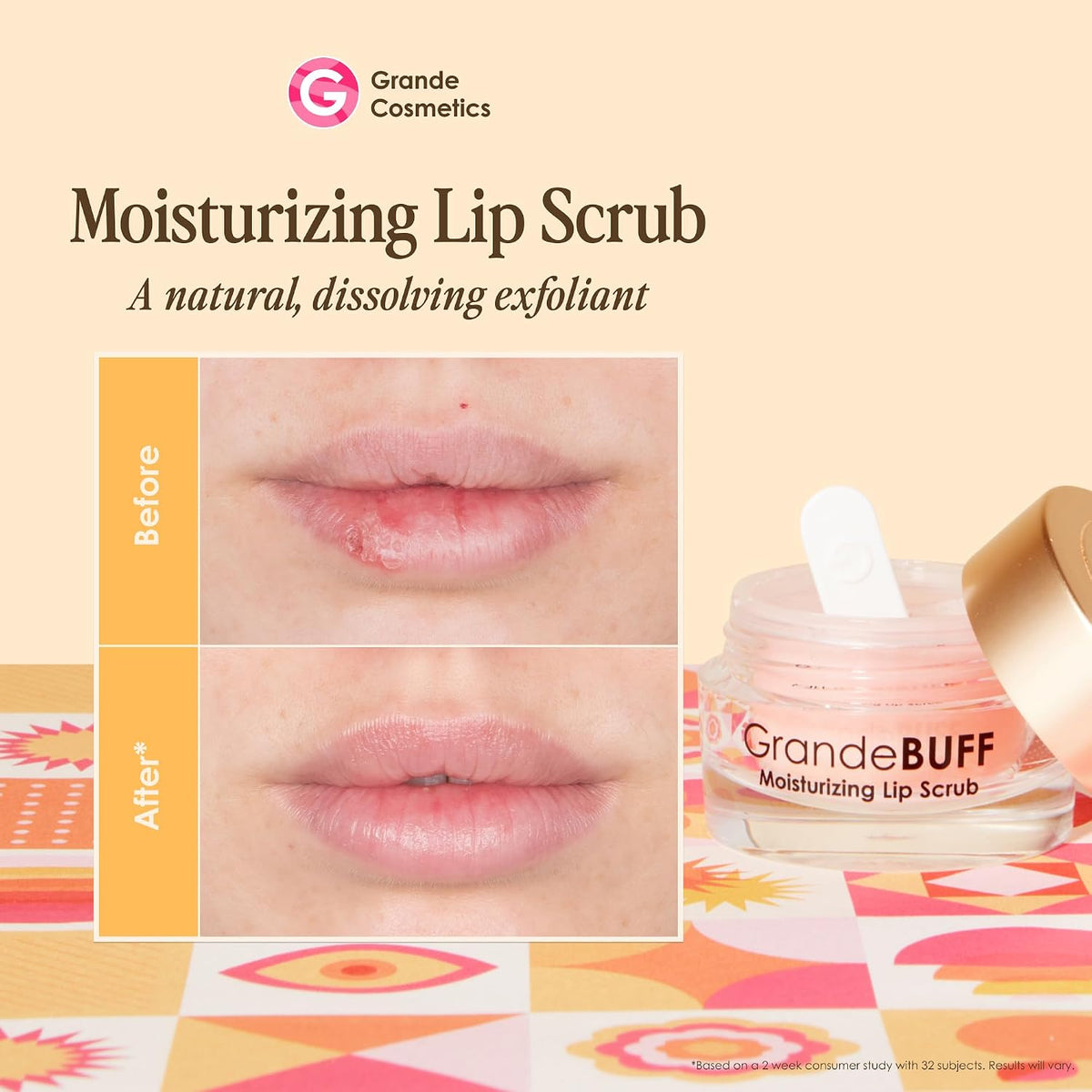 Grande Cosmetics® GrandeBUFF Moisturizing Lip Scrub 0.53 fl oz