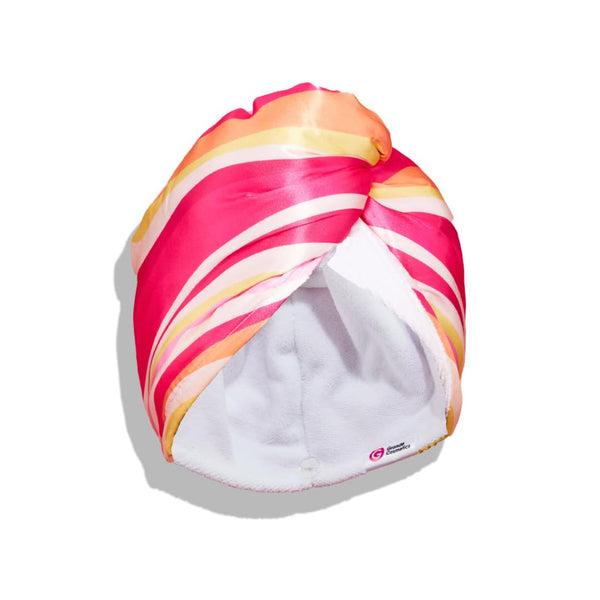 Grande Cosmetics® GrandeHAIR Reversible Microfiber & Satin Twist Towel