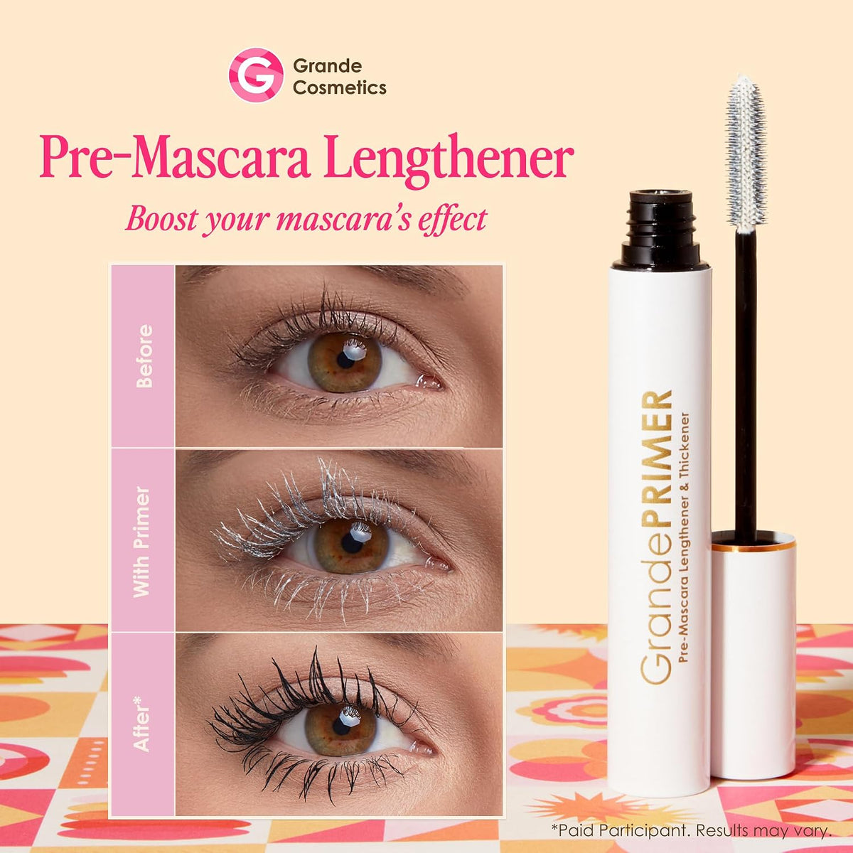 Grande Cosmetics® GrandePRIMER Pre-Mascara Lengthener & Thickener 0.32 oz