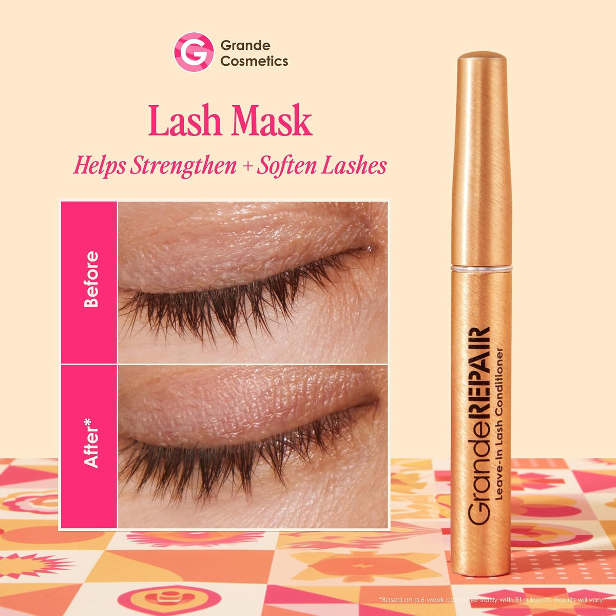 Grande Cosmetics® GrandeREPAIR Leave-In Lash Conditioner 0.10 oz