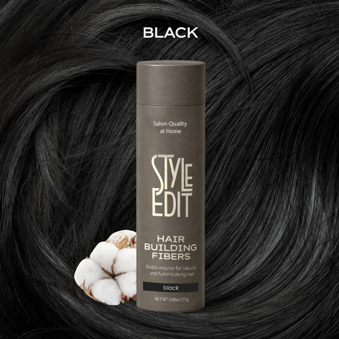 Style Edit® Hair Building Fibers - Black 0.88 oz