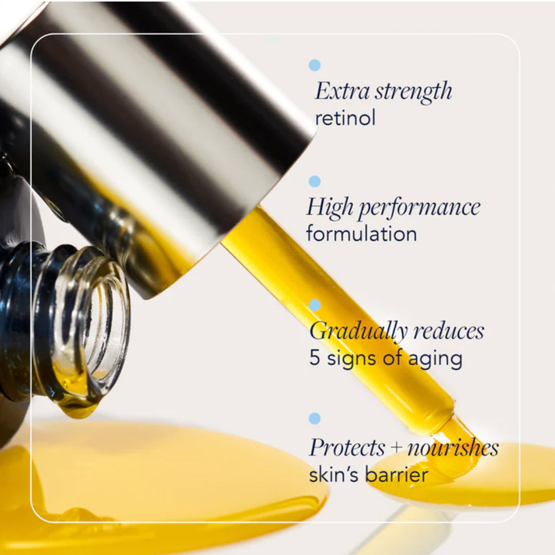 Image Skincare AGELESS+ Retinol Pure Liquid Retinol 0.75% extra strength high performance formula that gradually reduces 5 signs of aging and protects skin barrier