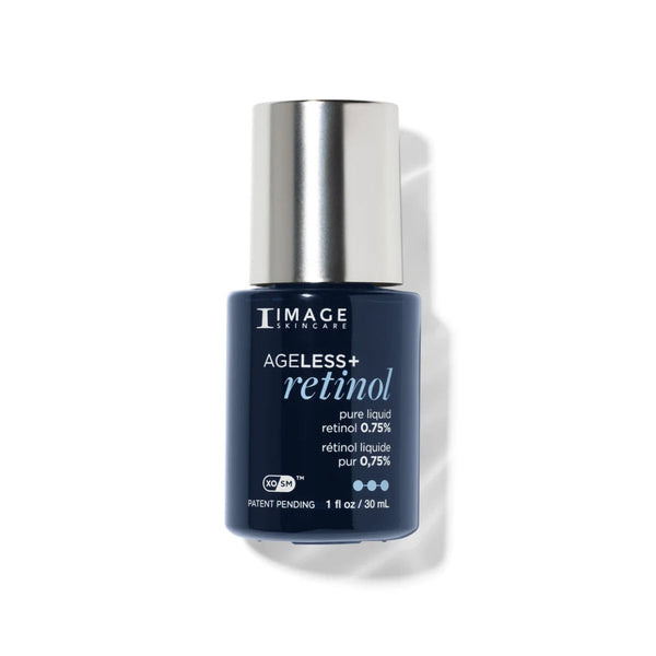 Image Skincare AGELESS+ Retinol Pure Liquid Retinol 0.75% 1 fl oz dropper bottle with XOSM technology patent pending