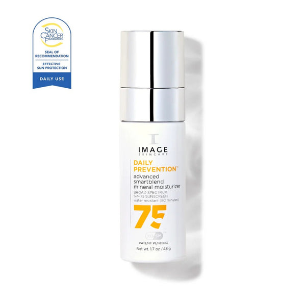 Image Skincare DAILY PREVENTION Advanced Smartblend Mineral Moisturizer SPF 75 1.7 fl oz broad spectrum sunscreen with Skin Cancer Foundation Seal of Recommendation