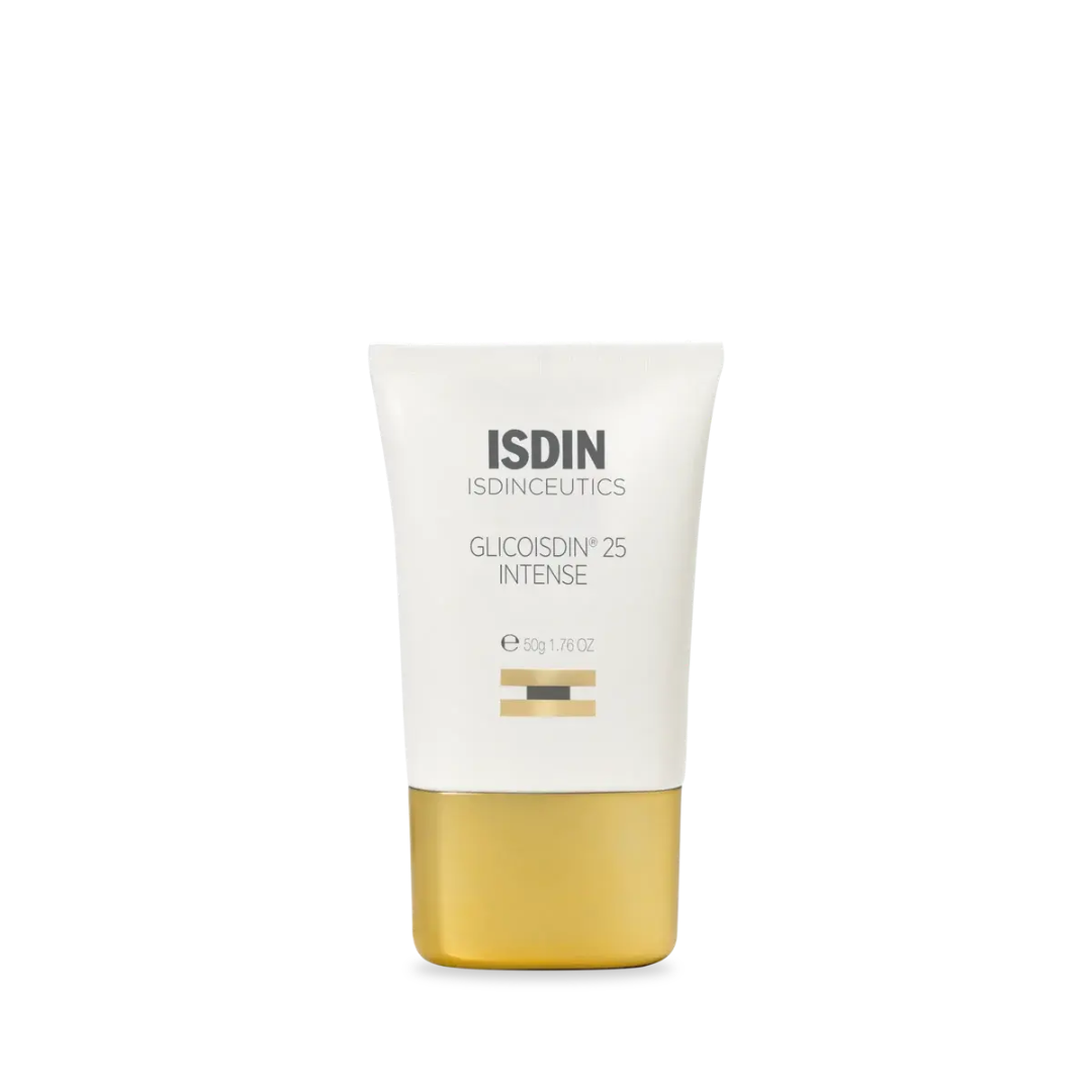 ISDIN Glicoisdin 25 Intense Gel 1.76oz tube with gold cap