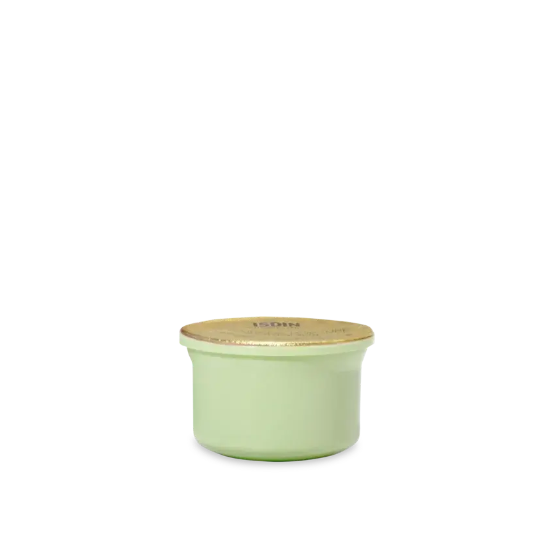 ISDIN Hyaluronic Moisture Oily and Combination Skin Eco-Refill green capsule with gold foil seal