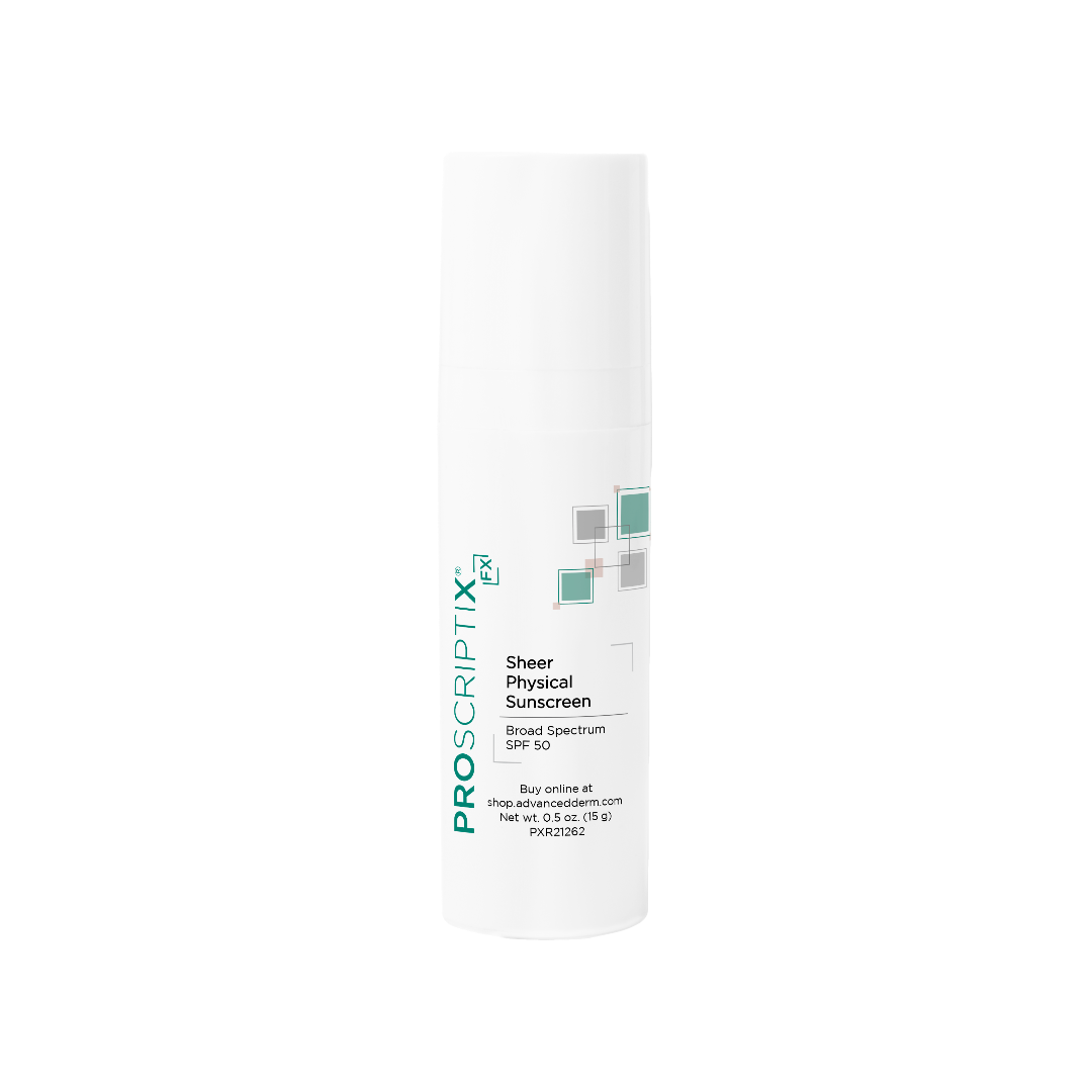 Proscriptix FX® Sheer Physical Sunscreen SPF 50 0.5 Oz.