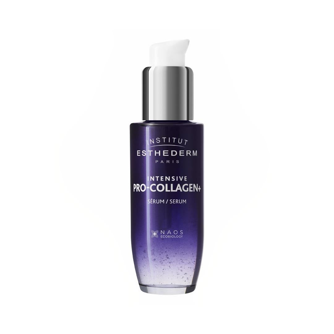 Institut Esthederm Intensive Pro-Collagen+ Serum bottle shown against a white background