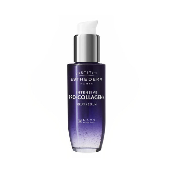 Institut Esthederm Intensive Pro-Collagen+ Serum bottle shown against a white background