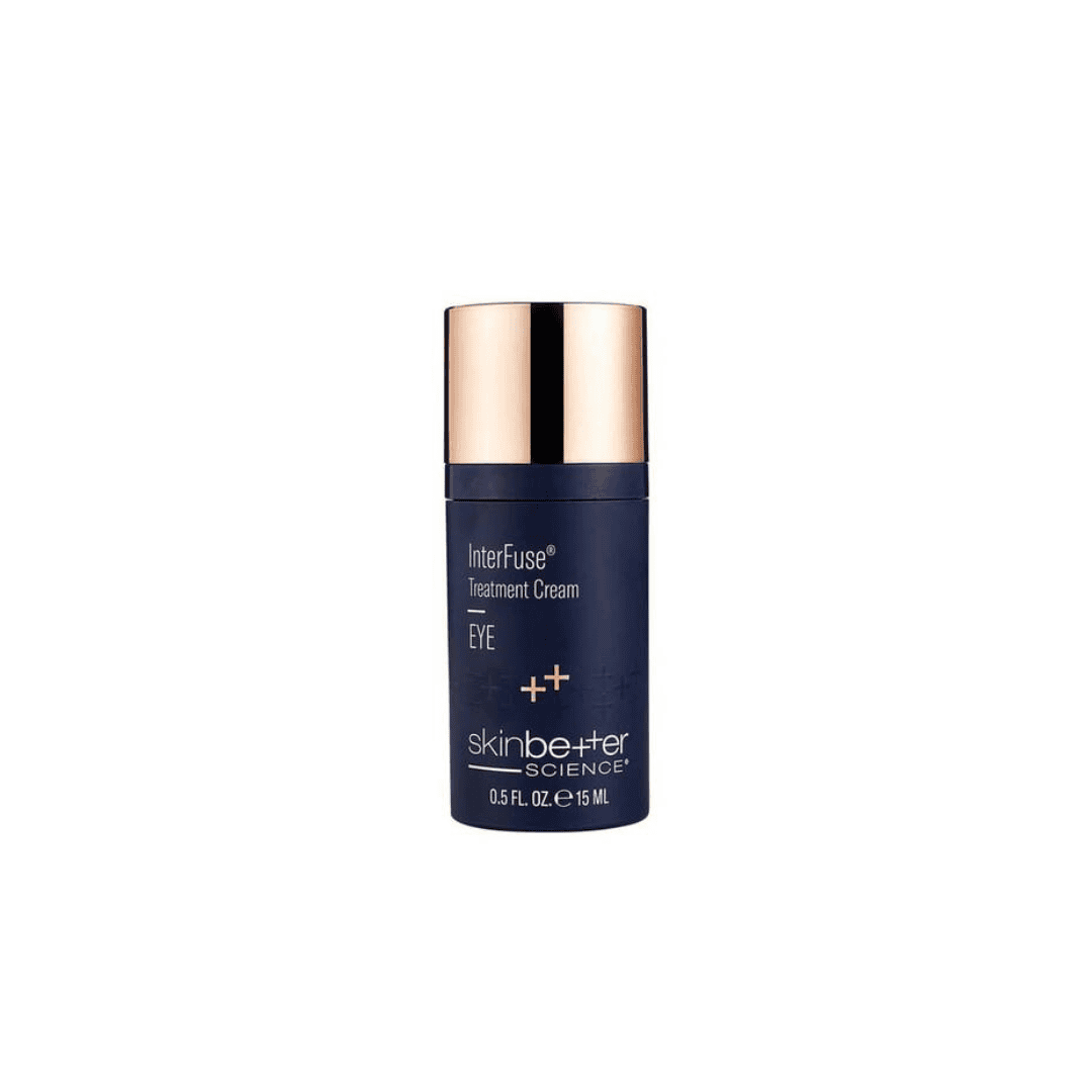 Skinbetter Science InterFuse Treatment Cream EYE 0.5 fl oz – peptide eye cream for crow's feet, wrinkles, puffiness, and dark under-eye circles