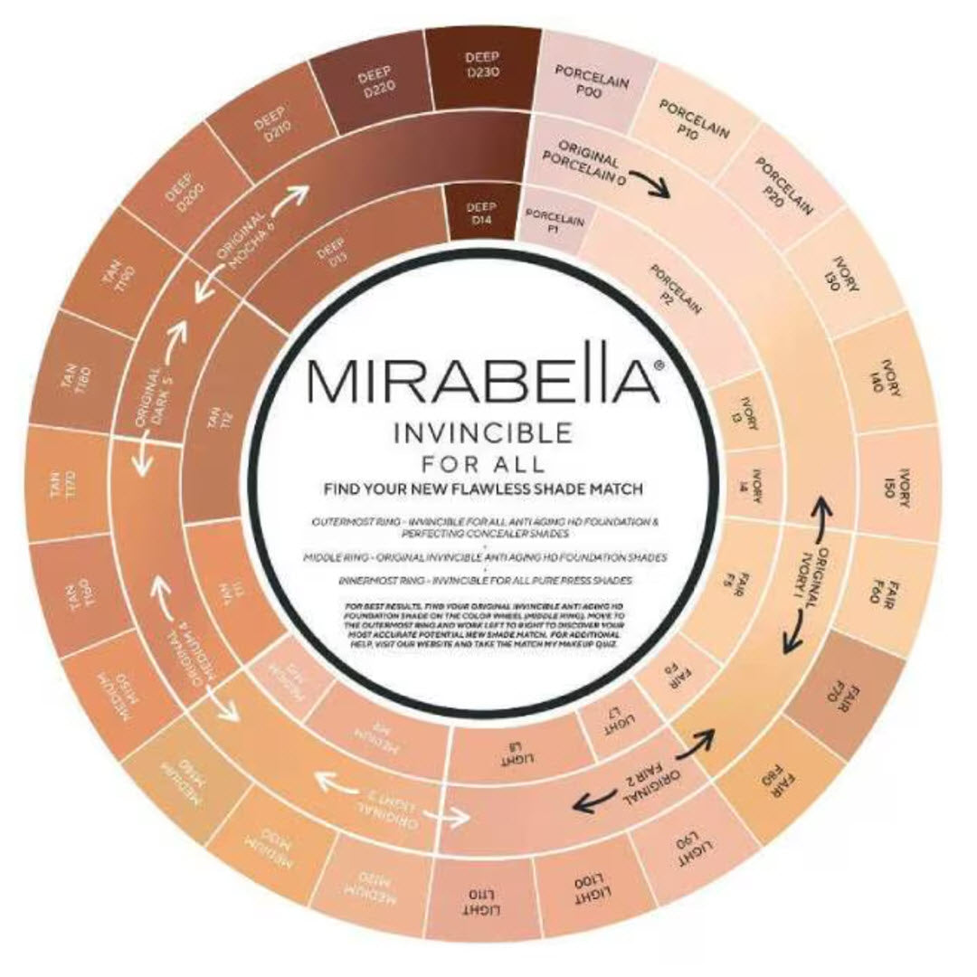 Mirabella® Invincible For All Perfecting Concealer - Fair F60