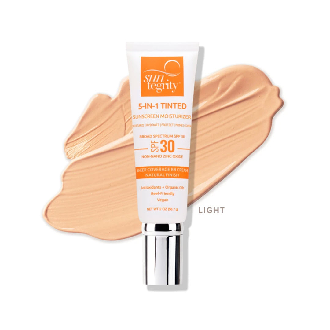 Suntegrity® 5-IN-1 Tinted Sunscreen Moisturizer, Broad Spectrum SPF 30 - 4 Shades