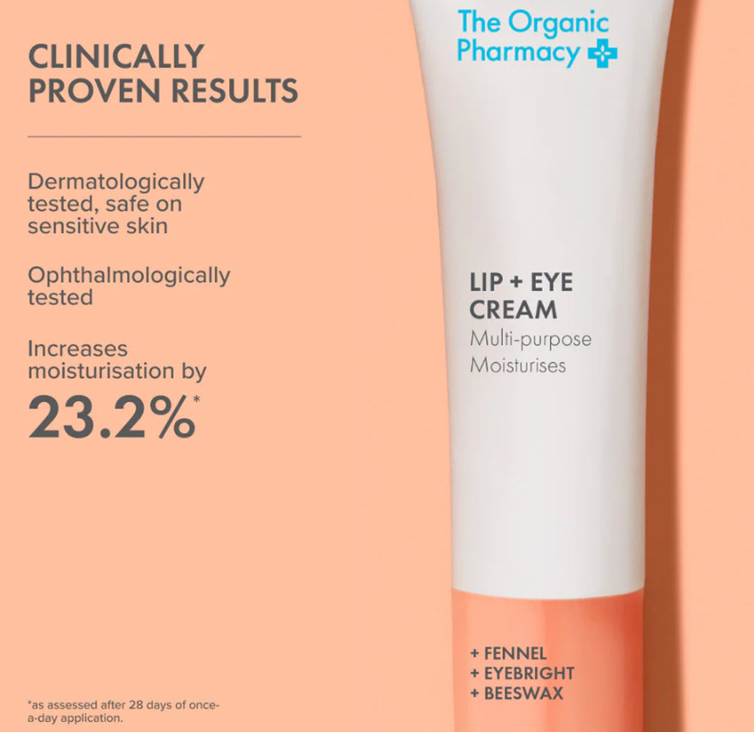 The Organic Pharmacy® Lip + Eye Cream 10ml