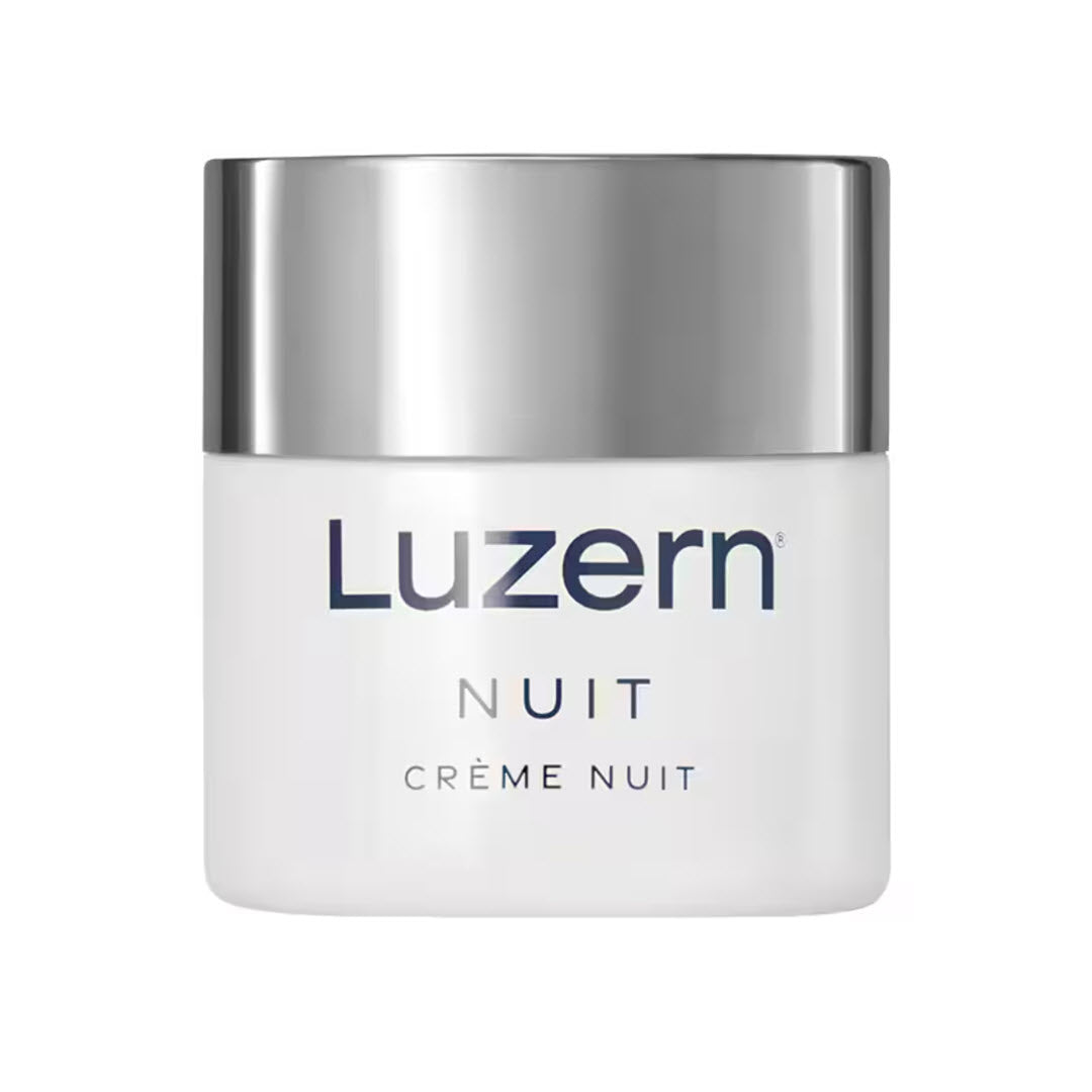 Luzern Creme Nuit Advanced Night Renewal Creme jar, 0.67 fl oz / 20 ml